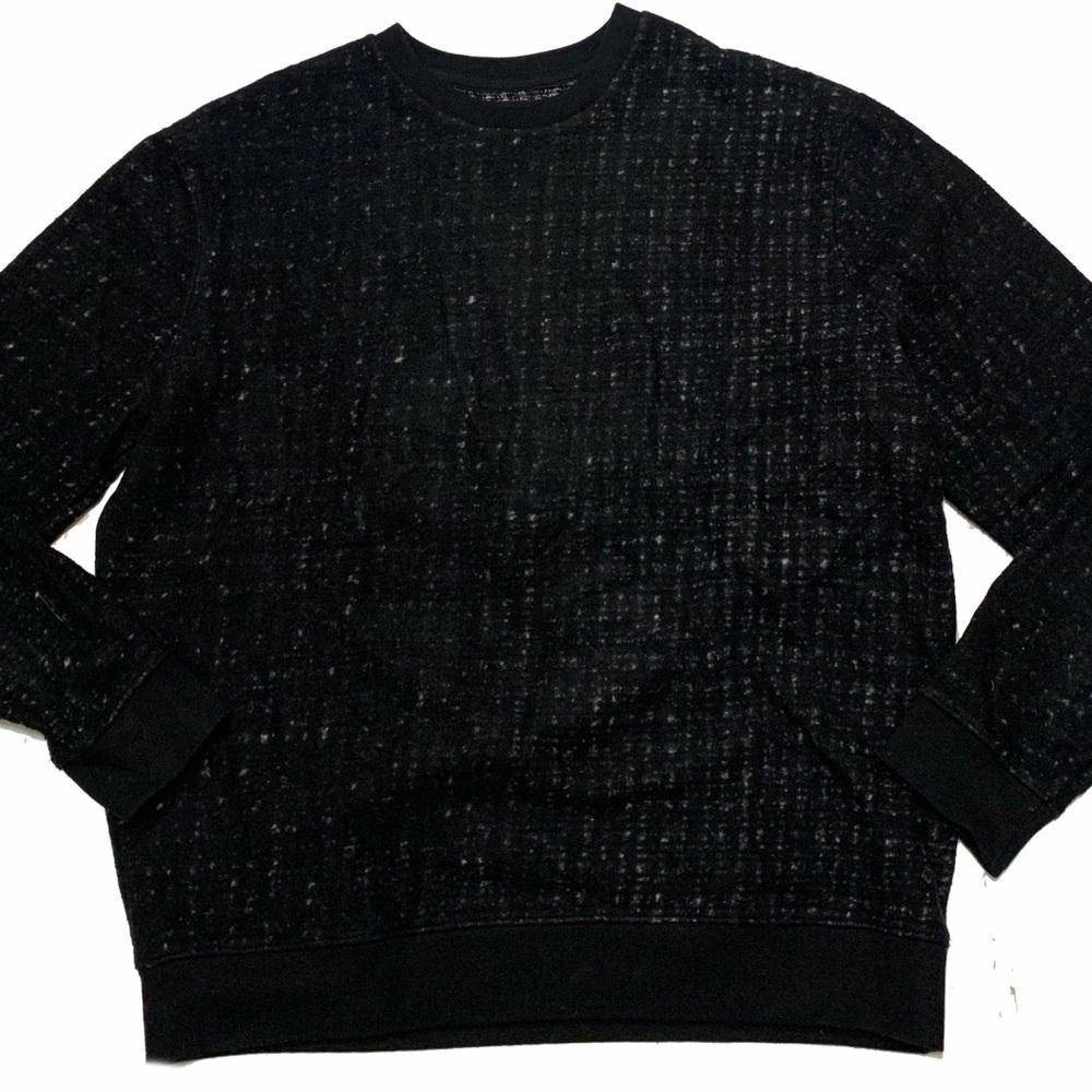 All Saints Black Crewneck Sweater